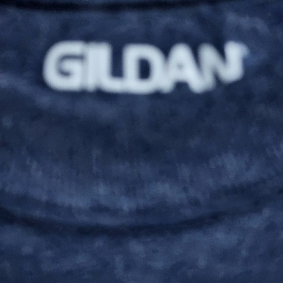 Gildan short sleeve tshirt color blue size Medium - Picture 3 of 3